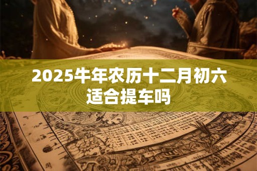 2025牛年农历十二月初六适合提车吗 2025牛年农历十二月初六适合提车吗