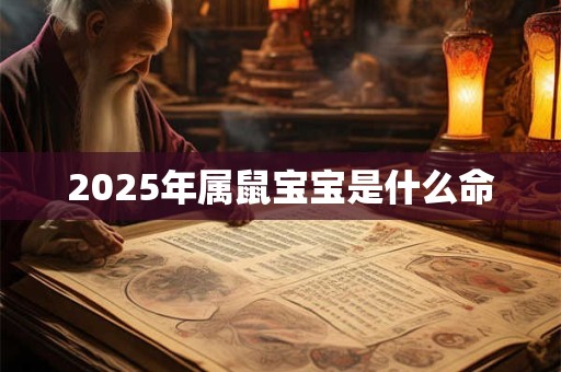 2025年属鼠宝宝是什么命