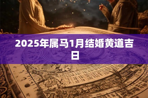 2025年属马1月结婚黄道吉日 2025年属马1月结婚黄道吉日