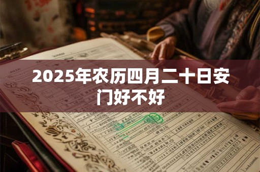 2025年农历四月二十日安门好不好