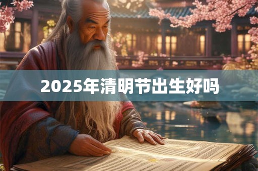 2025年清明节出生好吗 2025年清明节出生好吗