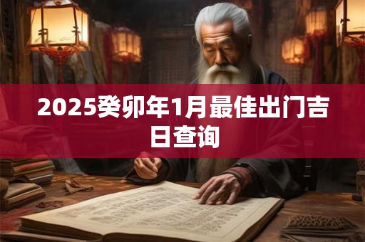 2025癸卯年1月最佳出门吉日查询 2025癸卯年1月最佳出门吉日查询