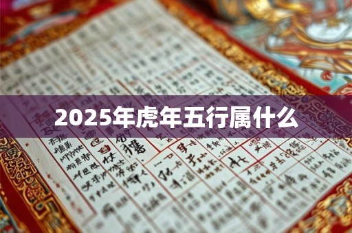 2025年虎年五行属什么 2025年虎年五行属什么