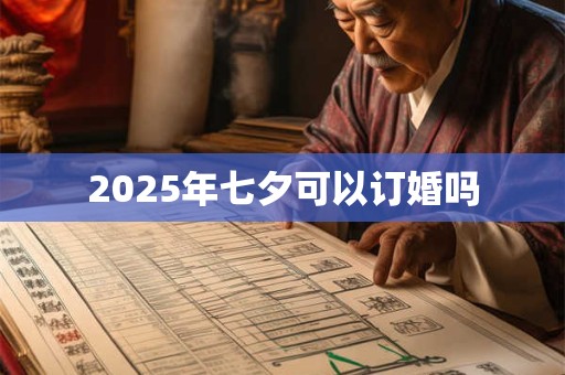 2025年七夕可以订婚吗 2025年七夕可以订婚吗