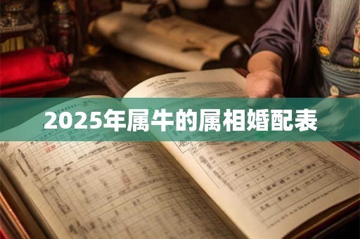 2025年属牛的属相婚配表 2025年属牛的属相婚配表