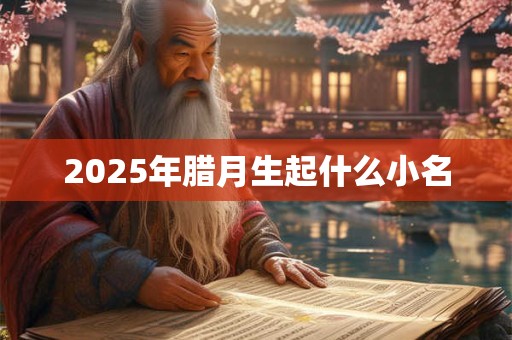 2025年腊月生起什么小名 2025年腊月生起什么小名