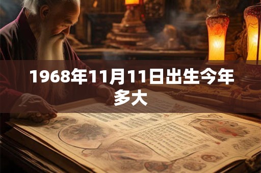 1968年11月11日出生今年多大 1968年11月11日出生今年多大