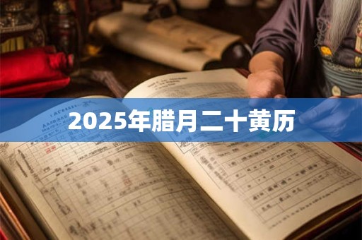 2025年腊月二十黄历 2025年腊月二十黄历