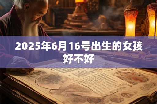 2025年6月16号出生的女孩好不好 2025年6月16号出生的女孩好不好
