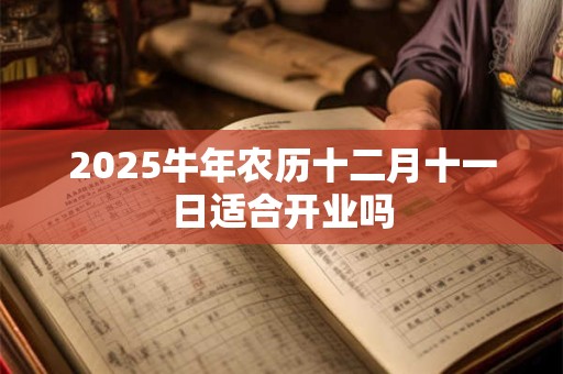 2025牛年农历十二月十一日适合开业吗 2025牛年农历十二月十一日适合开业吗