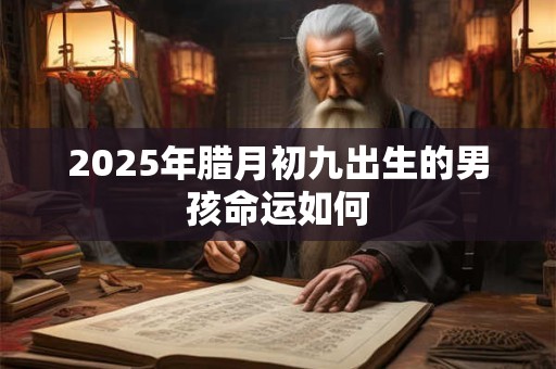 2025年腊月初九出生的男孩命运如何 2025年腊月初九出生的男孩命运如何