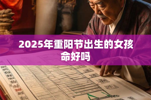 2025年重阳节出生的女孩命好吗 2025年重阳节出生的女孩命好吗