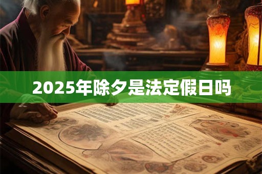 2025年除夕是法定假日吗 2025年除夕是法定假日吗