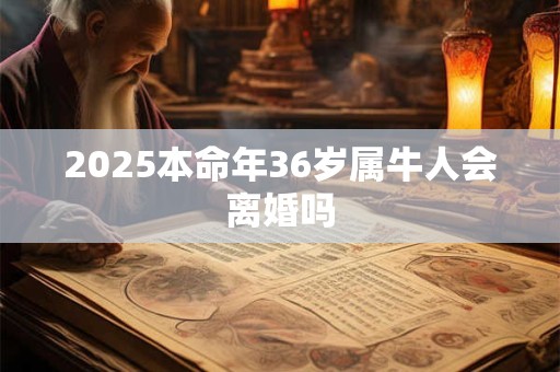 2025本命年36岁属牛人会离婚吗 2025本命年36岁属牛人会离婚吗