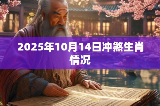 2025年10月14日冲煞生肖情况 2025年10月14日冲煞生肖情况