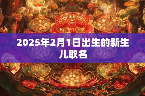 2025年2月1日出生的新生儿取名 2025年2月1日出生的新生儿取名
