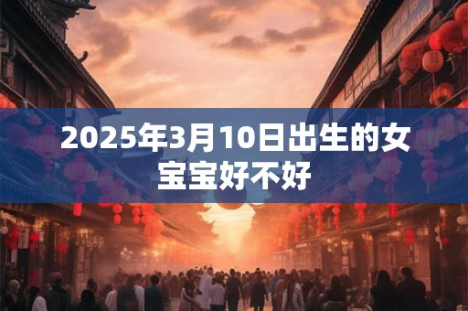 2025年3月10日出生的女宝宝好不好 2025年3月10日出生的女宝宝好不好