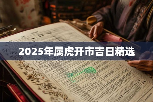 2025年属虎开市吉日精选 2025年属虎开市吉日精选
