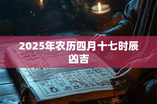 2025年农历四月十七时辰凶吉