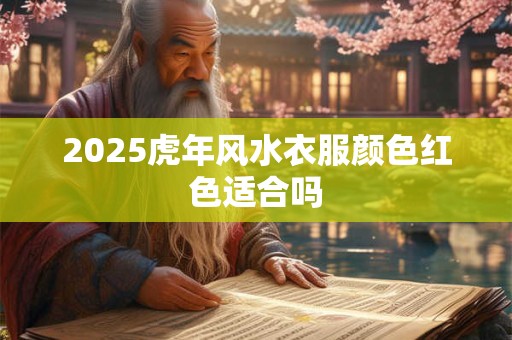2025虎年风水衣服颜色红色适合吗