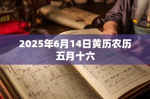 2025年6月14日黄历农历五月十六