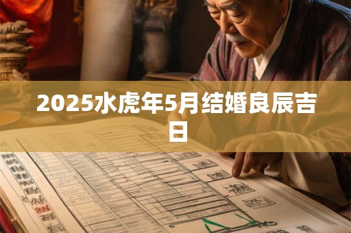 2025水虎年5月结婚良辰吉日