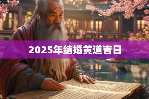2025年结婚黄道吉日