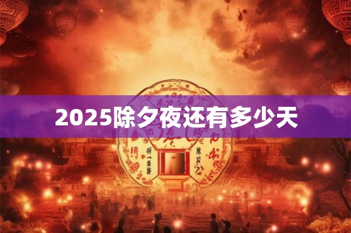 2025除夕夜还有多少天