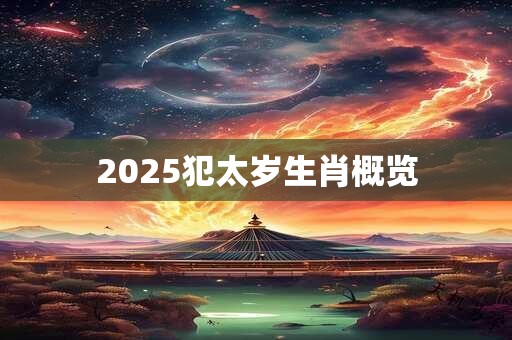 2025犯太岁生肖概览 2025犯太岁生肖概览