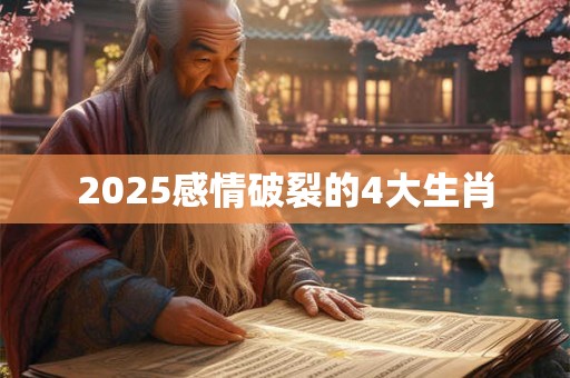 2025感情破裂的4大生肖 2025感情破裂的4大生肖