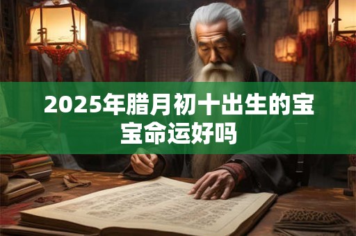 2025年腊月初十出生的宝宝命运好吗 2025年腊月初十出生的宝宝命运好吗