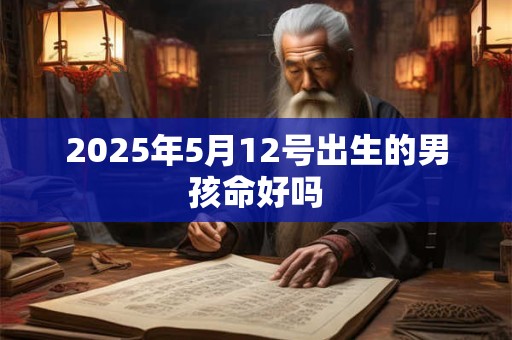2025年5月12号出生的男孩命好吗 2025年5月12号出生的男孩命好吗