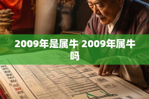 2009年是属牛 2009年属牛吗 2009年是属牛 2009年属牛吗
