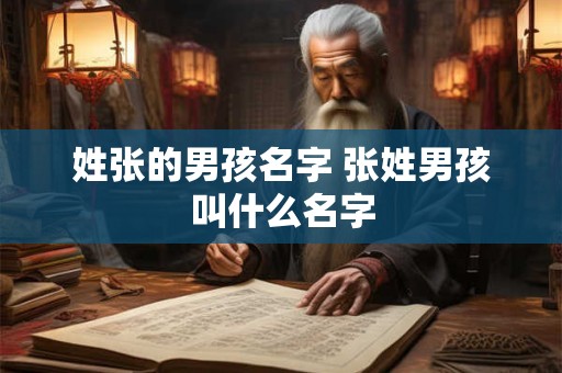 姓张的男孩名字 张姓男孩叫什么名字 姓张的男孩名字 张姓男孩叫什么名字