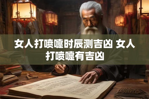 女人打喷嚏时辰测吉凶 女人打喷嚏有吉凶 女人打喷嚏时辰测吉凶 女人打喷嚏有吉凶