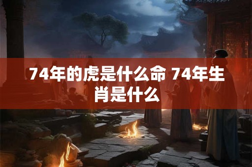 74年的虎是什么命 74年生肖是什么
