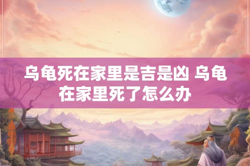 乌龟死在家里是吉是凶 乌龟在家里死了怎么办 乌龟死在家里是吉是凶 乌龟在家里死了怎么办