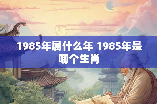 1985年属什么年 1985年是哪个生肖 1985年属什么年 1985年是哪个生肖