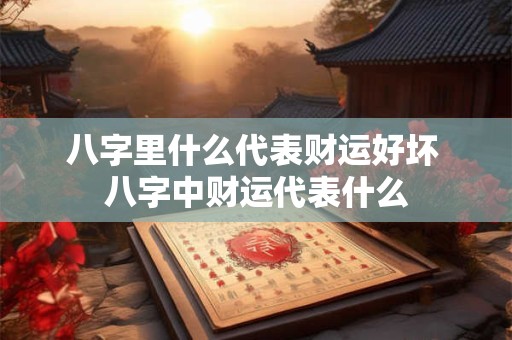 八字里什么代表财运好坏 八字中财运代表什么 八字里什么代表财运好坏 八字中财运代表什么