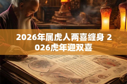 2026年属虎人两喜缠身 2026虎年迎双喜 2026年属虎人两喜缠身 2026虎年迎双喜