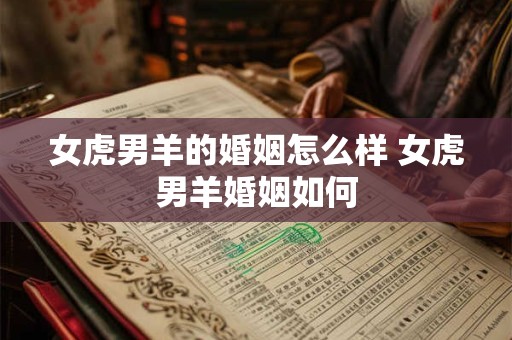 女虎男羊的婚姻怎么样 女虎男羊婚姻如何