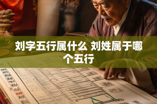 刘字五行属什么 刘姓属于哪个五行