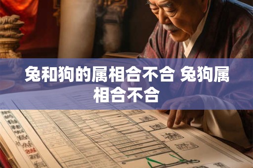 兔和狗的属相合不合 兔狗属相合不合 兔和狗的属相合不合 兔狗属相合不合