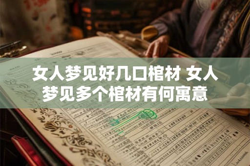 女人梦见好几口棺材 女人梦见多个棺材有何寓意 女人梦见好几口棺材 女人梦见多个棺材有何寓意