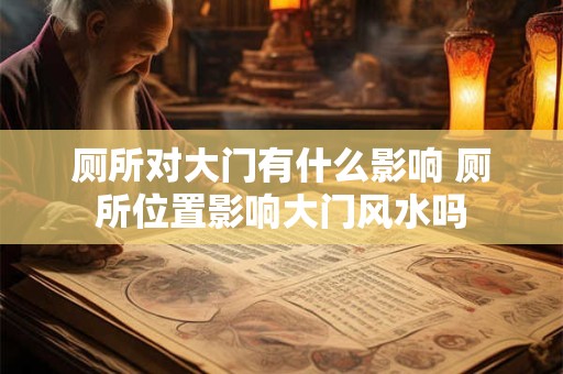 厕所对大门有什么影响 厕所位置影响大门风水吗