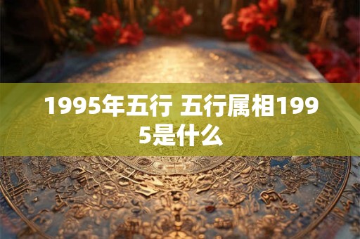 1995年五行 五行属相1995是什么