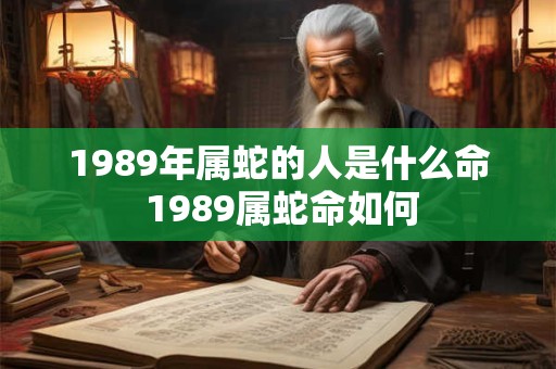 1989年属蛇的人是什么命 1989属蛇命如何
