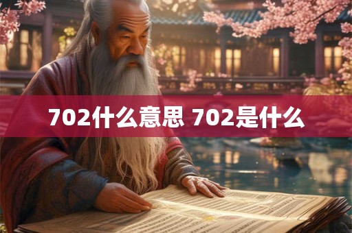 702什么意思 702是什么
