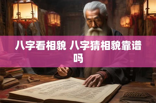 八字看相貌 八字猜相貌靠谱吗
