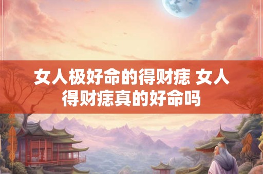 女人极好命的得财痣 女人得财痣真的好命吗